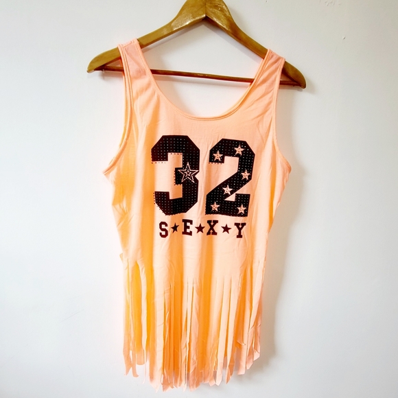TRUE ROCK Tops - True Rock, "32 Sexy" logo sleeveless tank top. XXL
